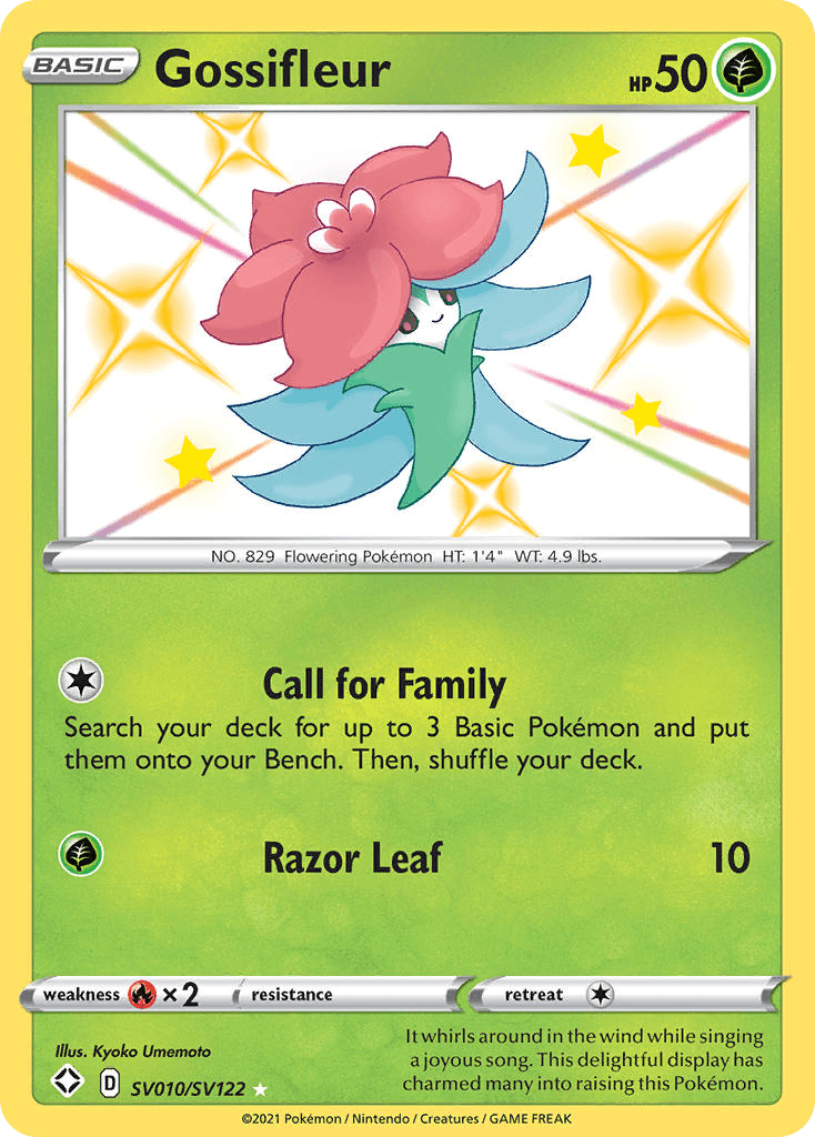 Gossifleur Shining Fates Shiny Vault