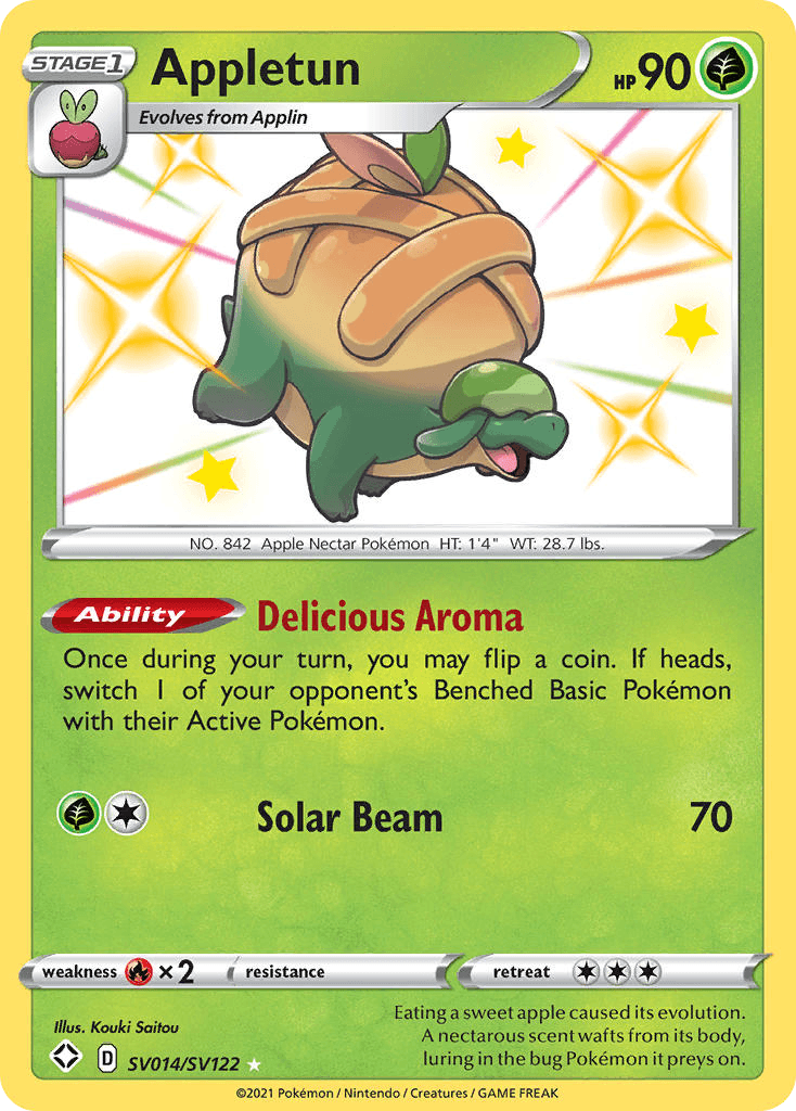 Appletun Shining Fates Shiny Vault