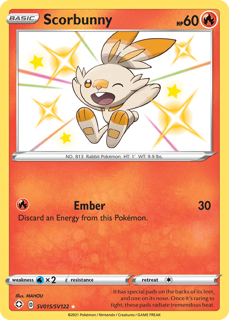 Scorbunny Shining Fates Shiny Vault