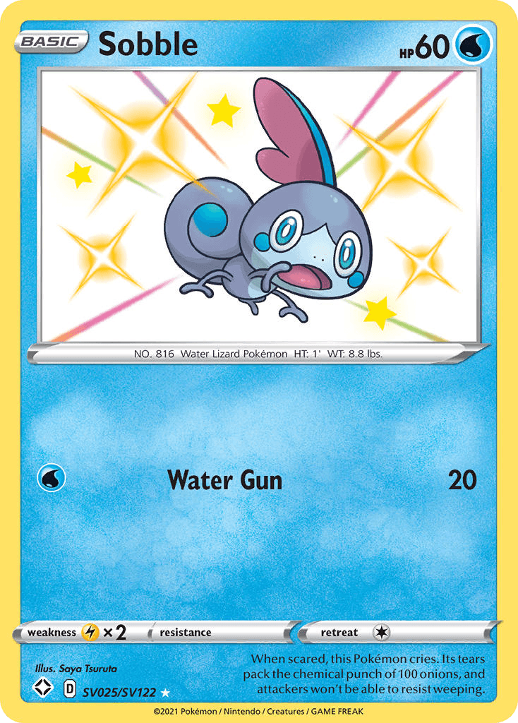 Sobble Shining Fates Shiny Vault