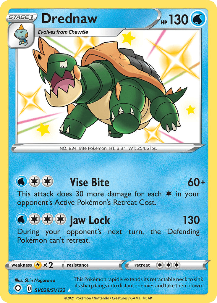 Drednaw Shining Fates Shiny Vault