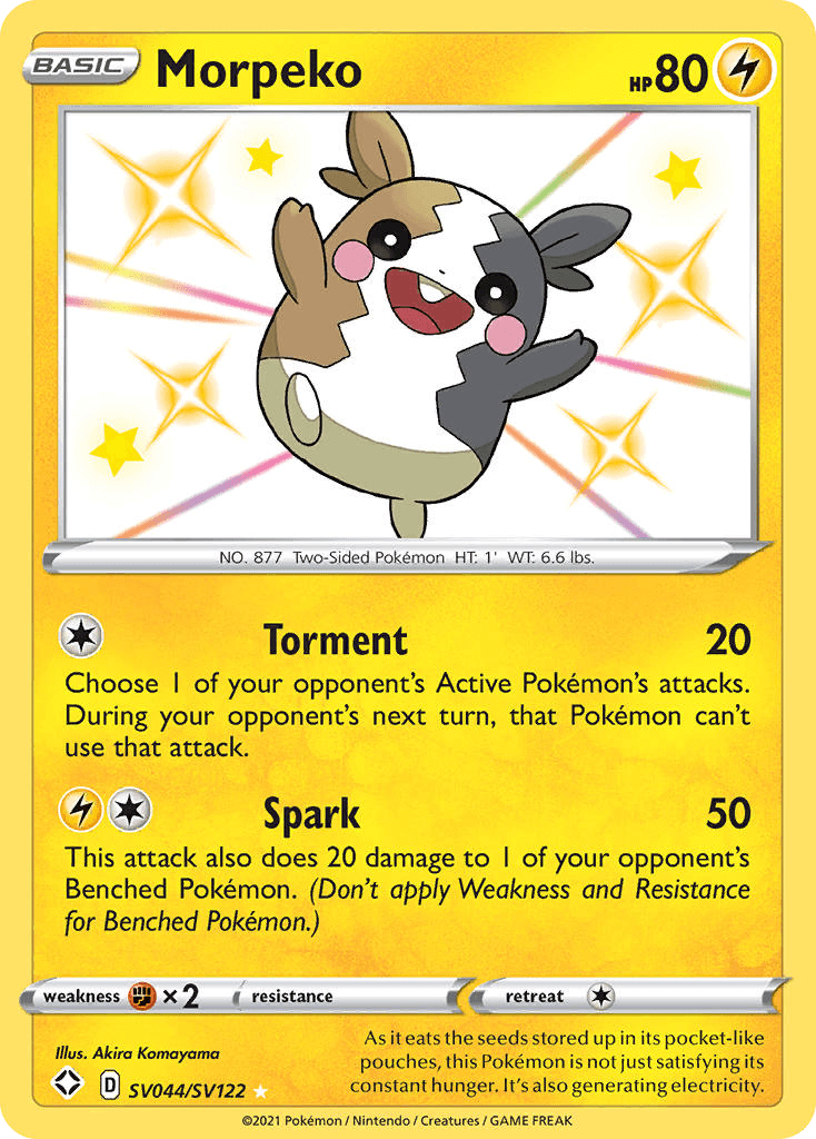 Morpeko Shining Fates Shiny Vault
