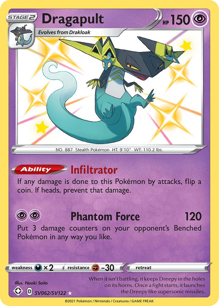 Dragapult Shining Fates Shiny Vault