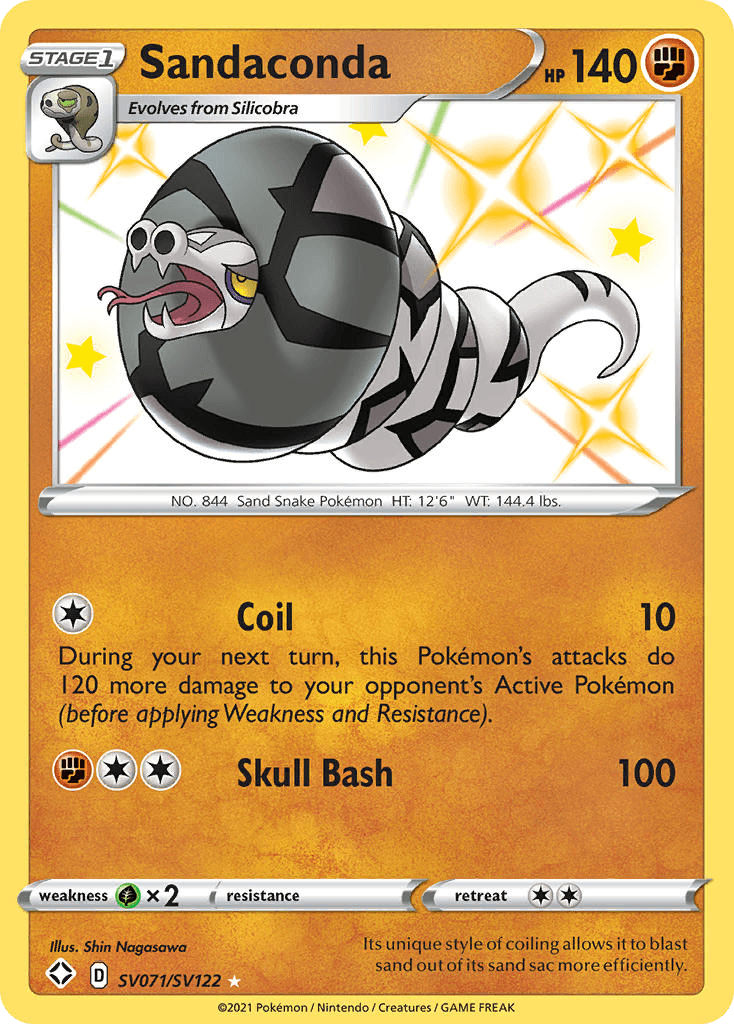 Sandaconda Shining Fates Shiny Vault