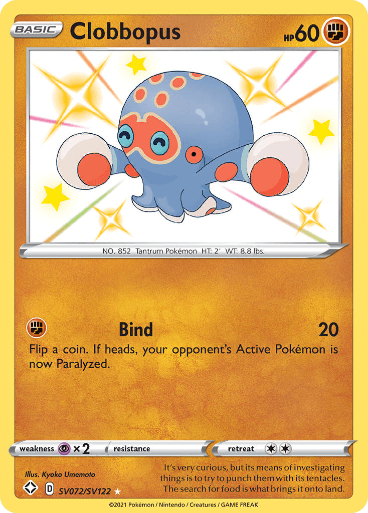Clobbopus Shining Fates Shiny Vault