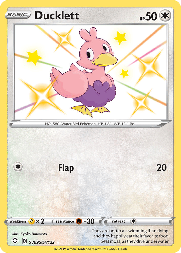 Ducklett Shining Fates Shiny Vault