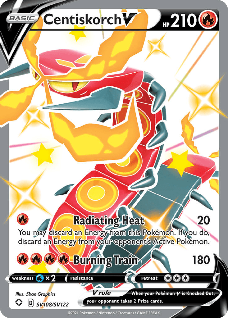 Centiskorch V Shining Fates Shiny Vault