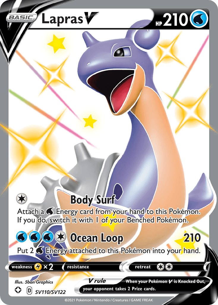 Lapras V Shining Fates Shiny Vault