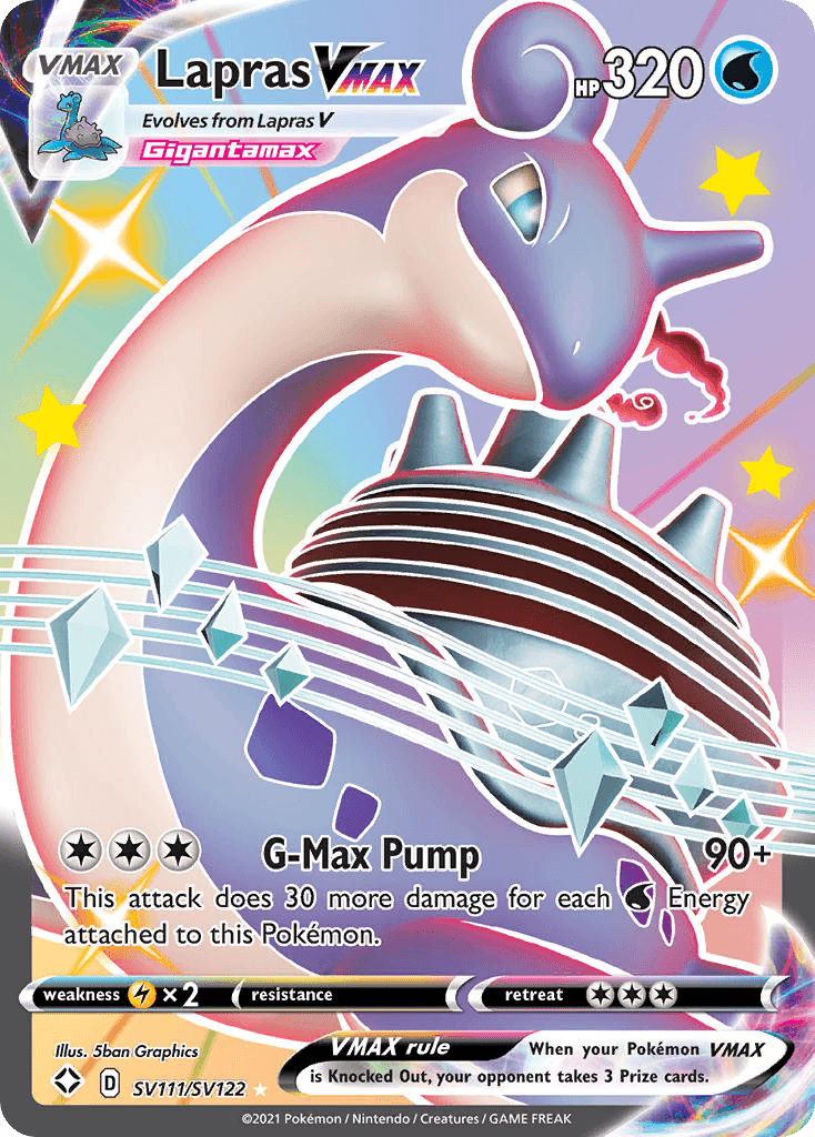 Lapras VMAX Shining Fates Shiny Vault