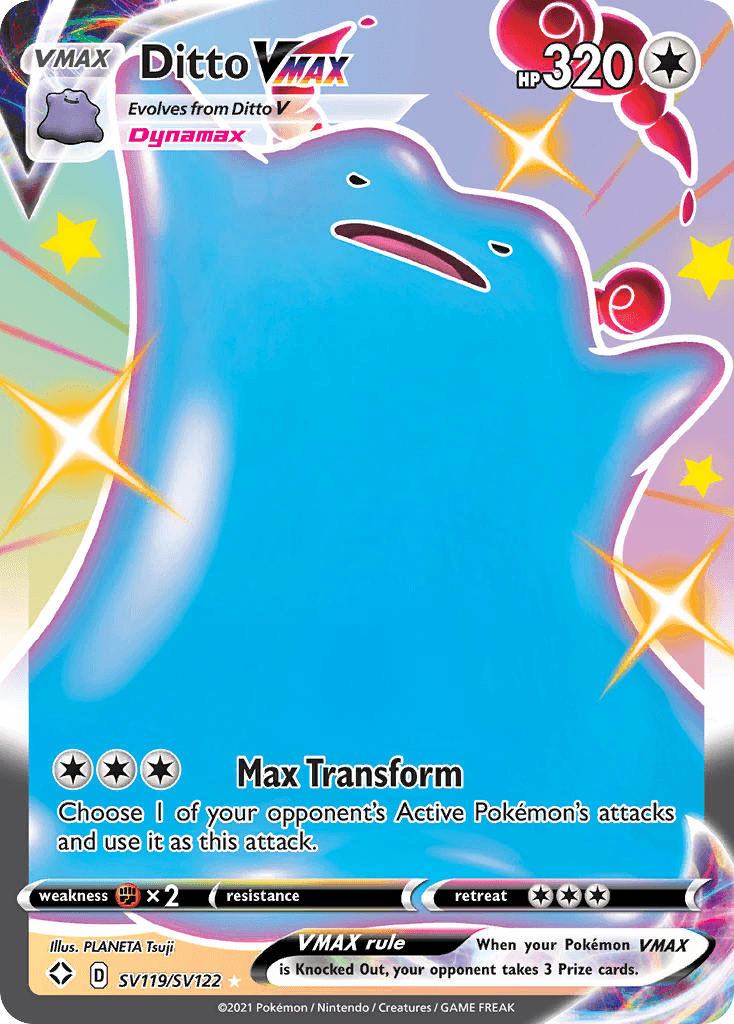 Ditto VMAX Shining Fates Shiny Vault