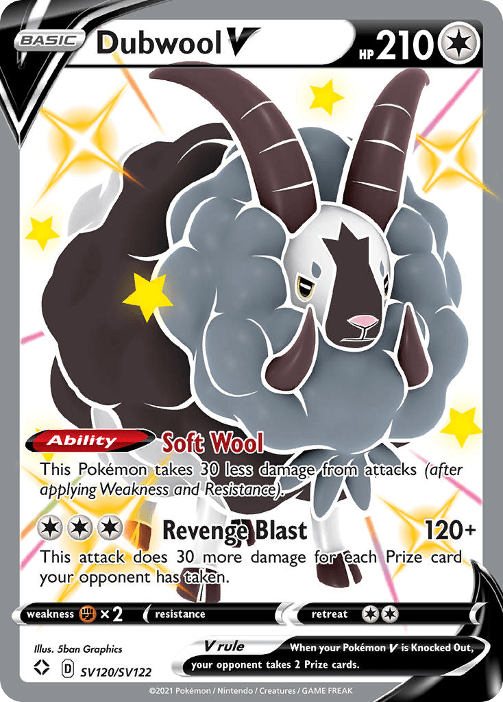 Dubwool V Shining Fates Shiny Vault