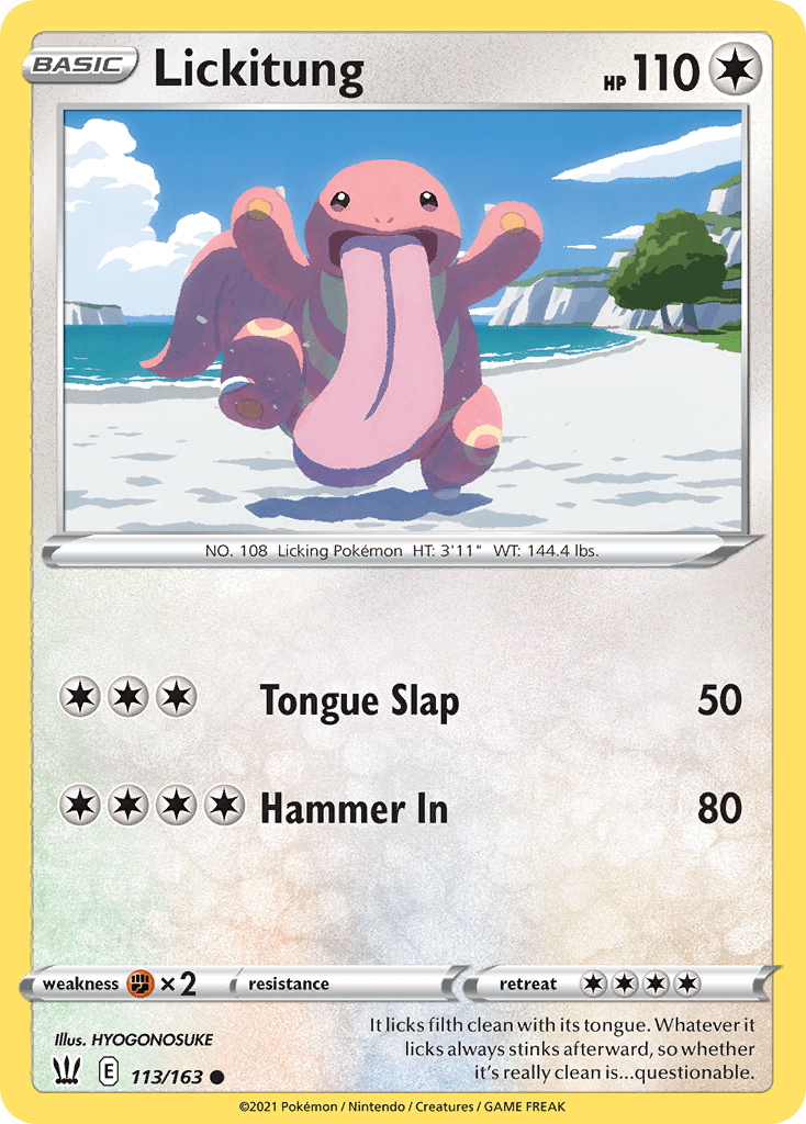 Lickitung Battle Styles