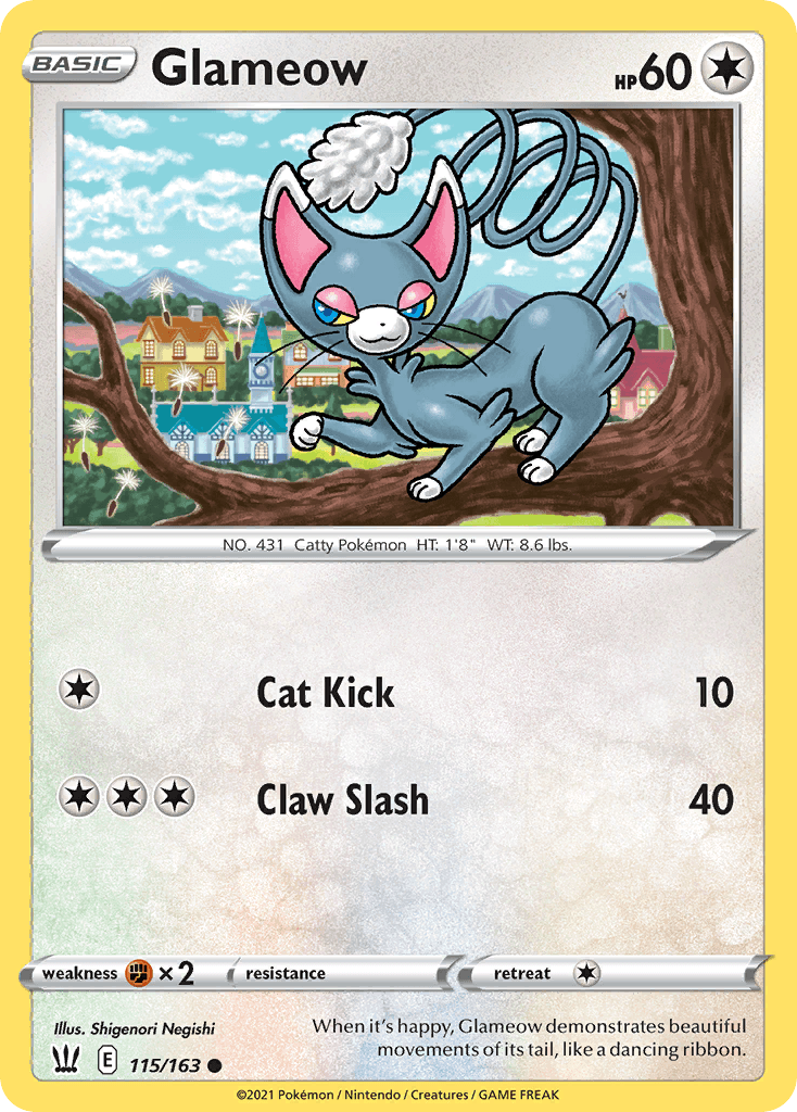 Glameow Battle Styles