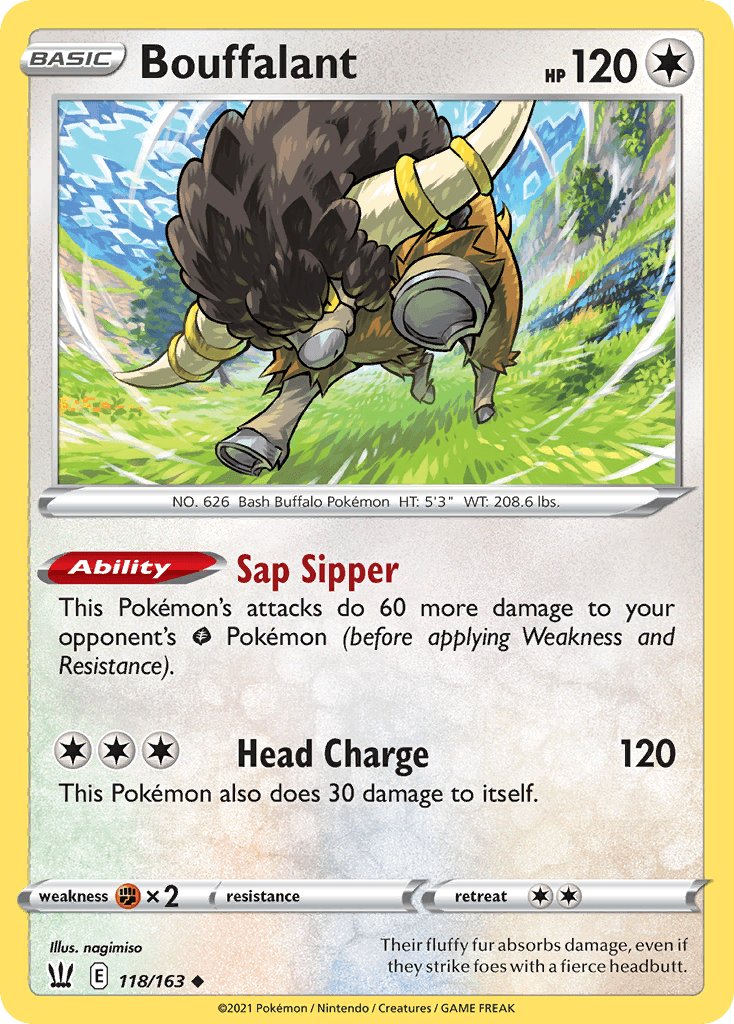 Bouffalant Battle Styles