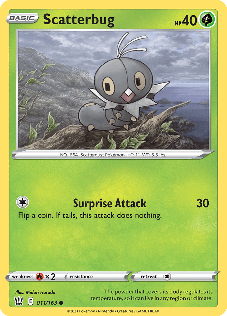 Scatterbug Battle Styles