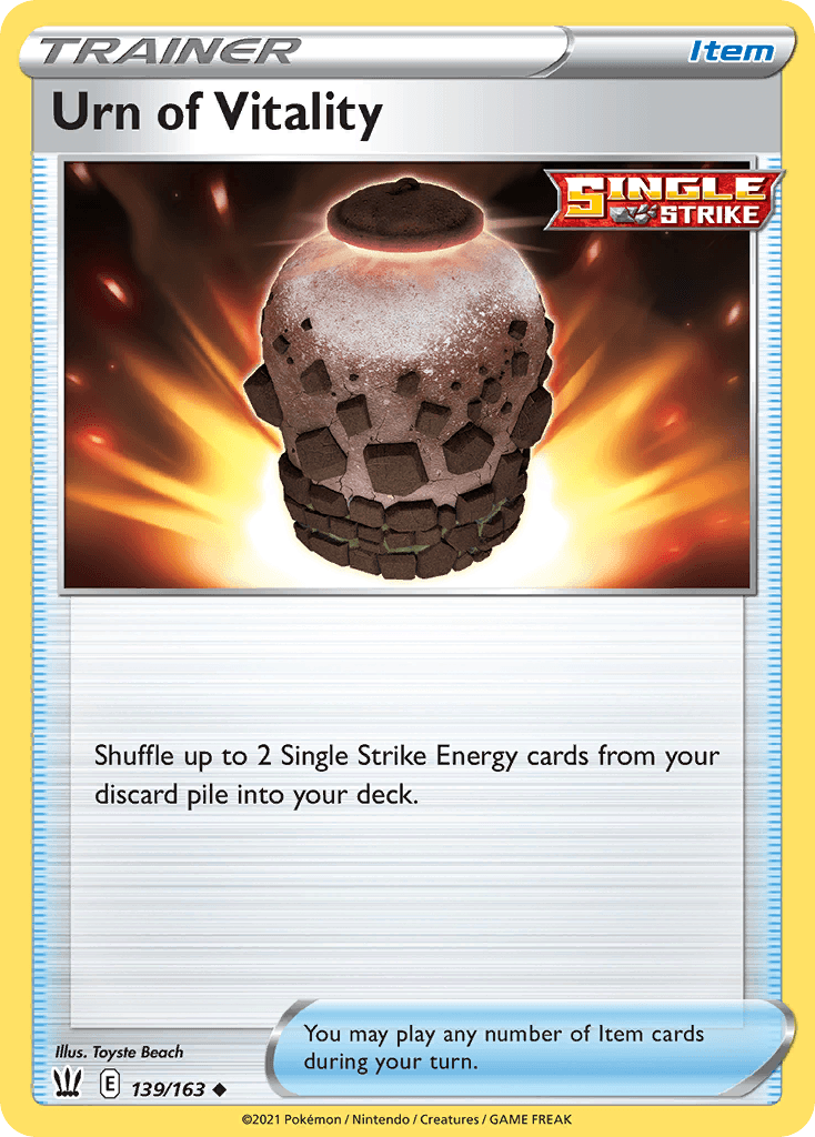 Urn of Vitality Battle Styles