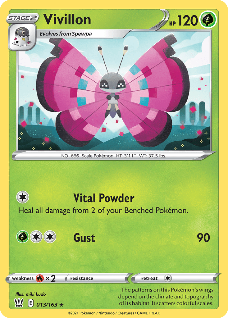 Vivillon Battle Styles