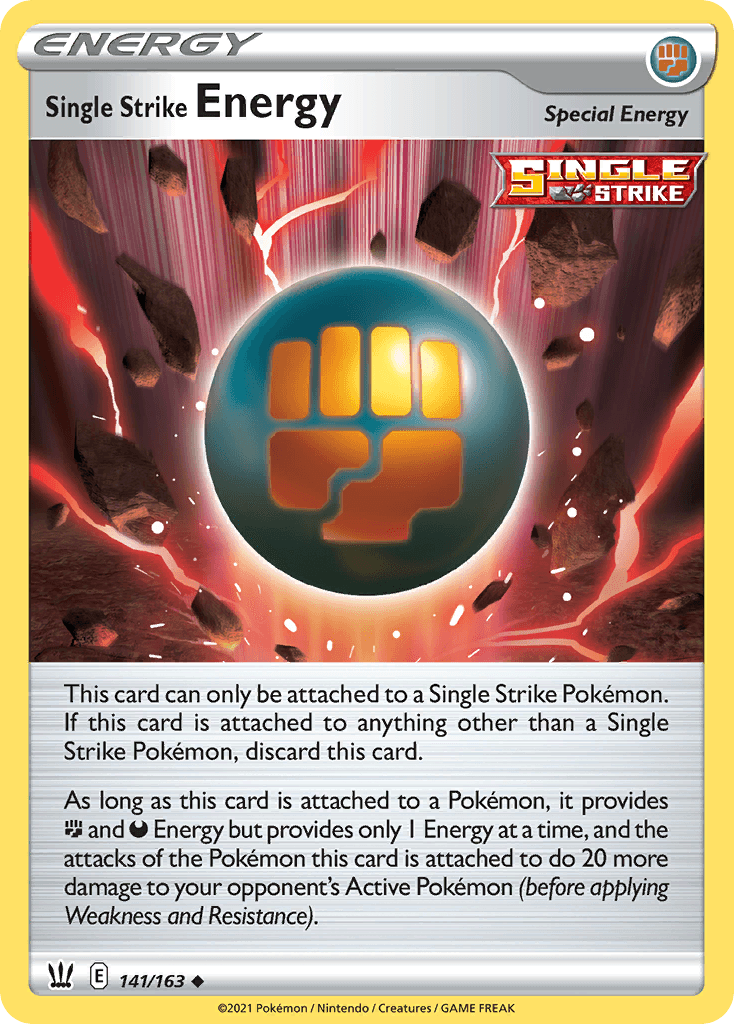 Single Strike Energy Battle Styles