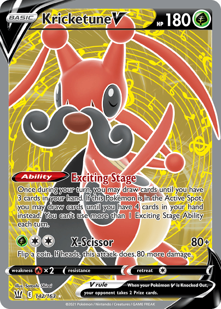 Kricketune V Battle Styles