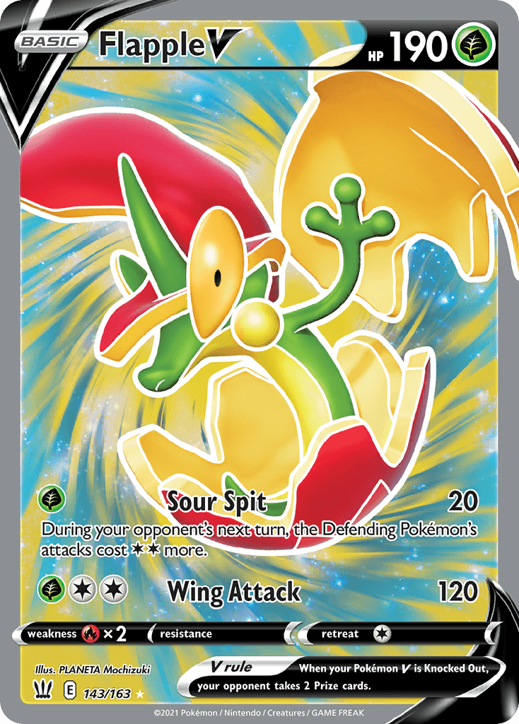 Flapple V Battle Styles