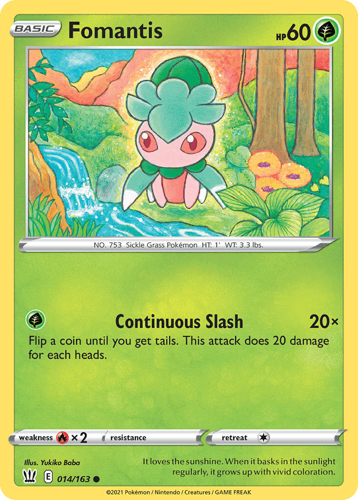 Fomantis Battle Styles