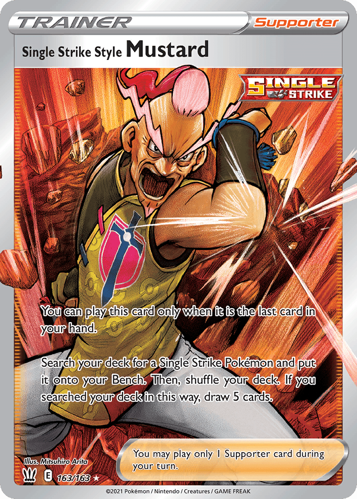 Single Strike Style Mustard Battle Styles