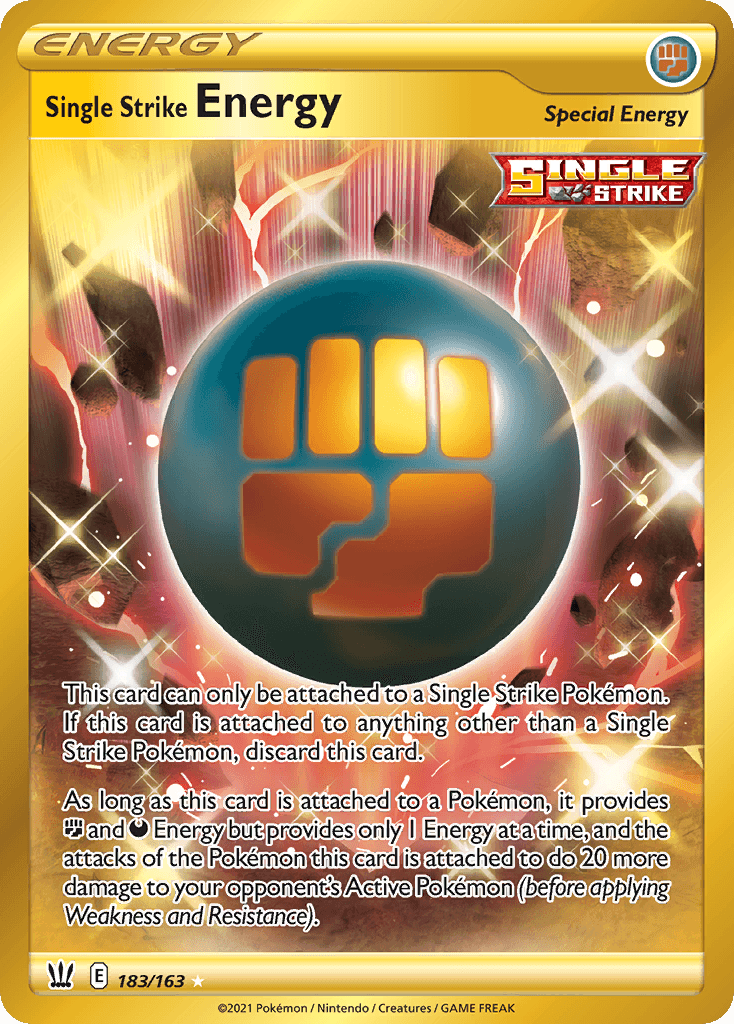 Single Strike Energy Battle Styles