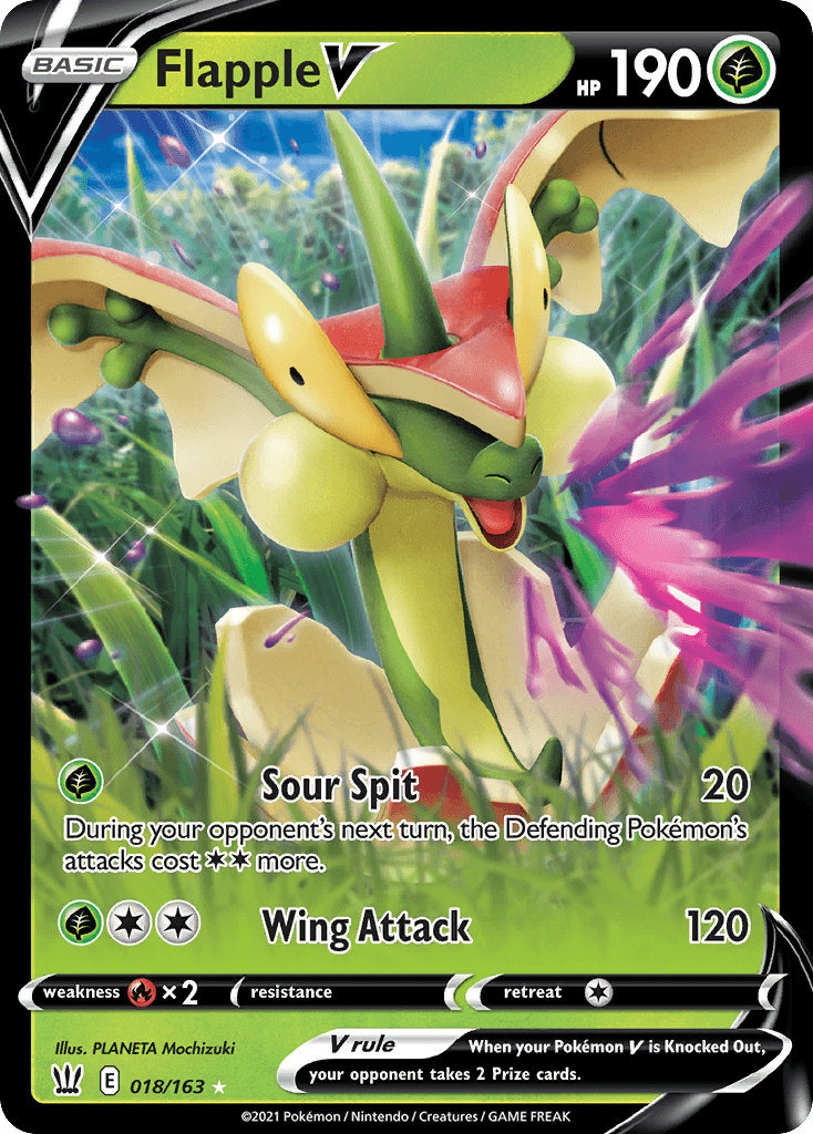 Flapple V Battle Styles