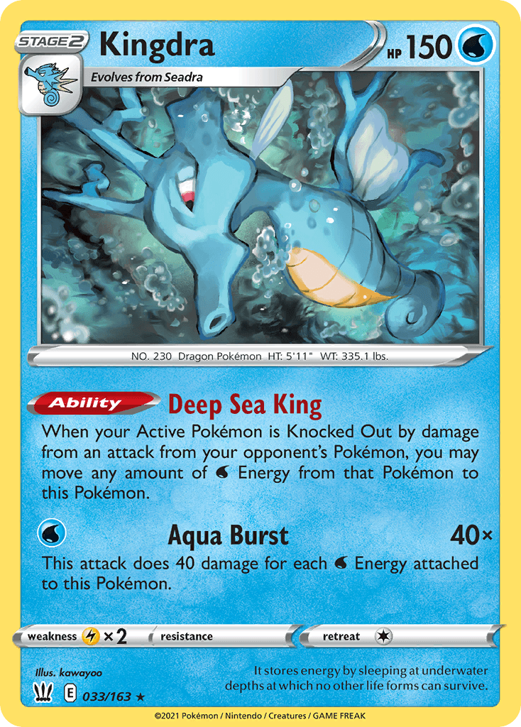 Kingdra Battle Styles
