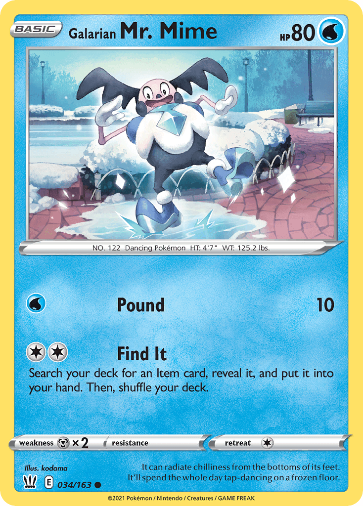 Galarian Mr. Mime Battle Styles