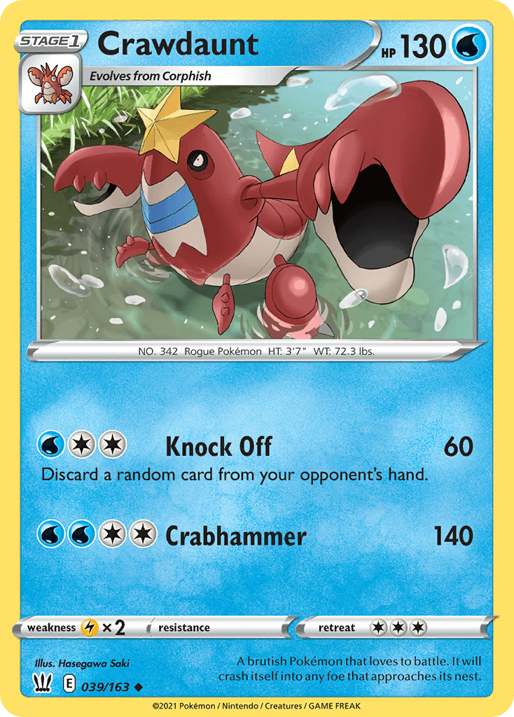 Crawdaunt Battle Styles