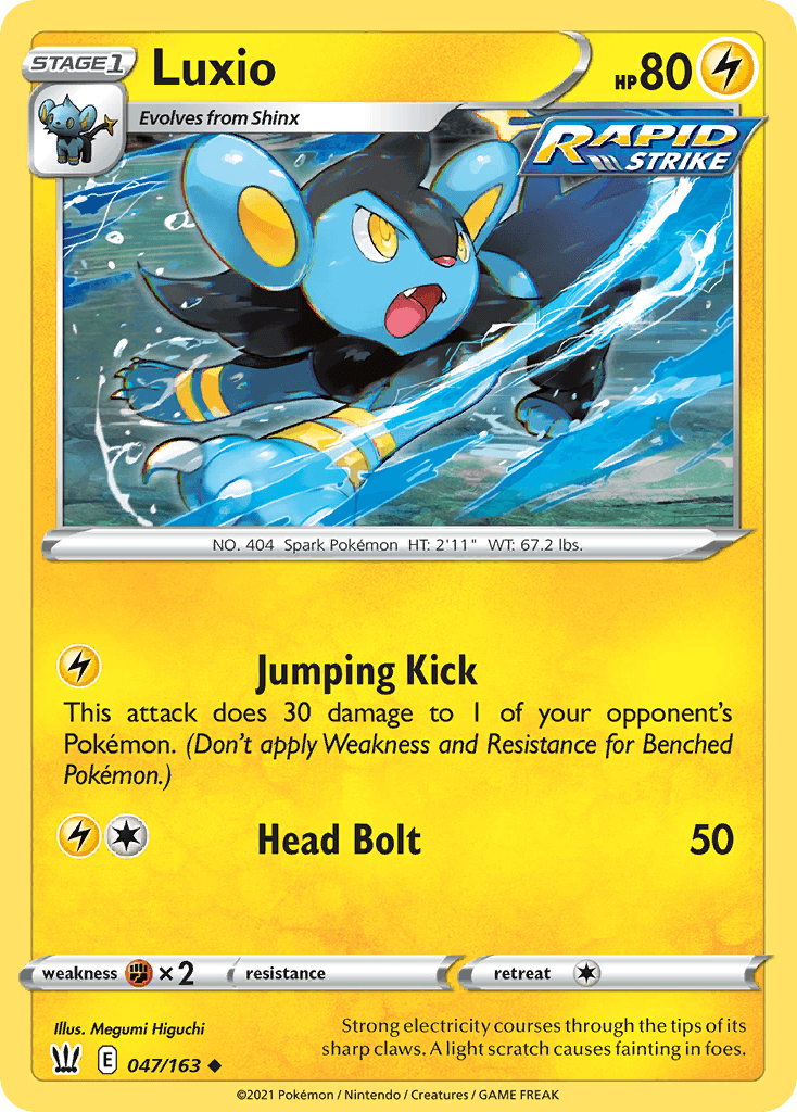 Luxio Battle Styles