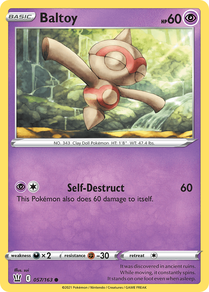 Baltoy Battle Styles