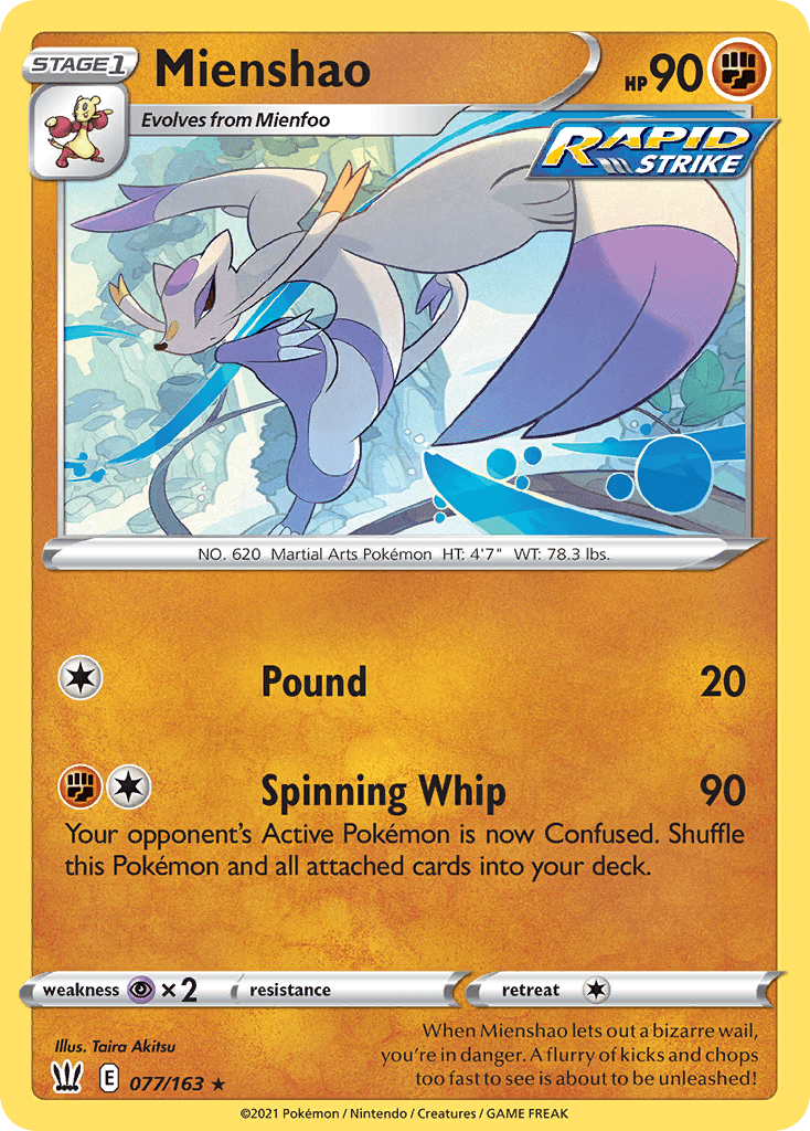 Mienshao Battle Styles