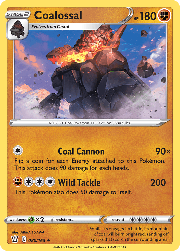 Coalossal Battle Styles