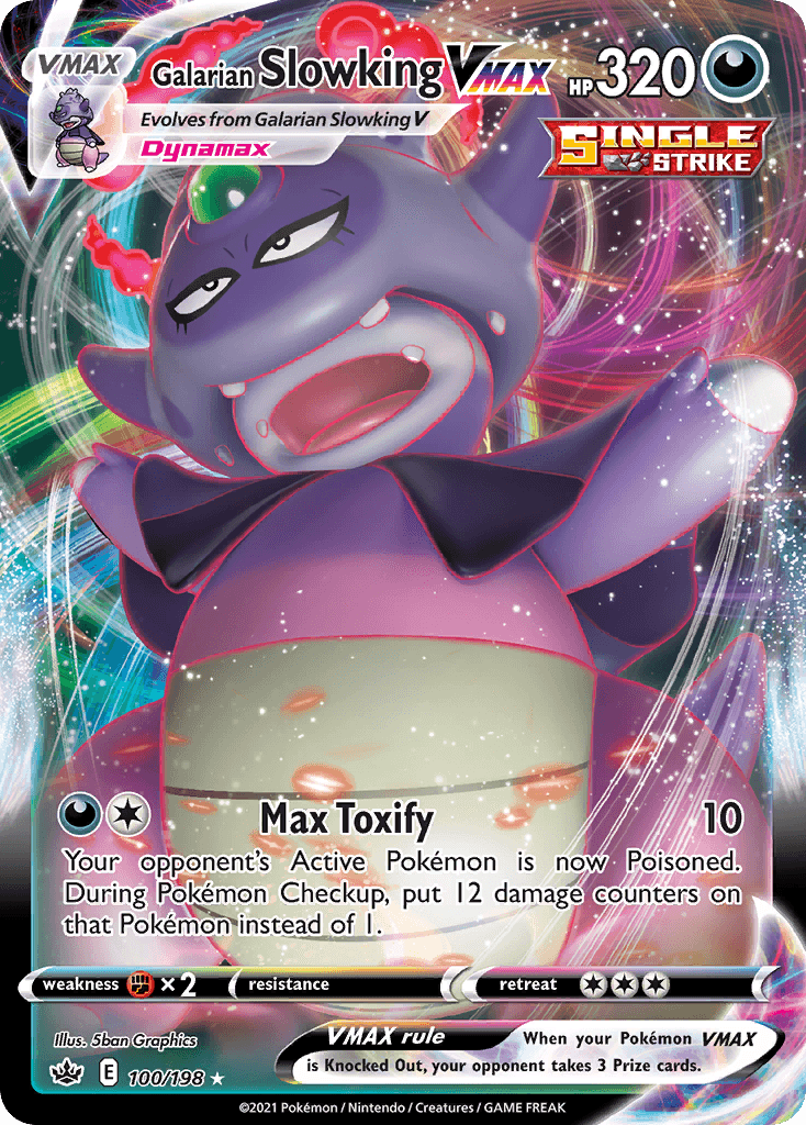 Galarian Slowking VMAX Chilling Reign