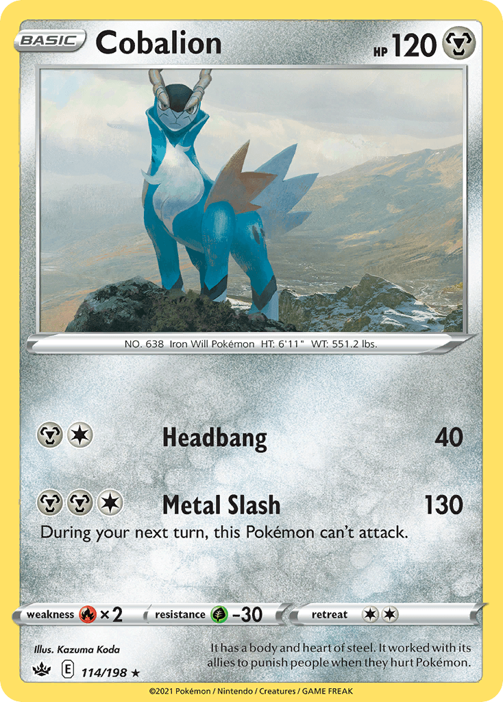 Cobalion Chilling Reign