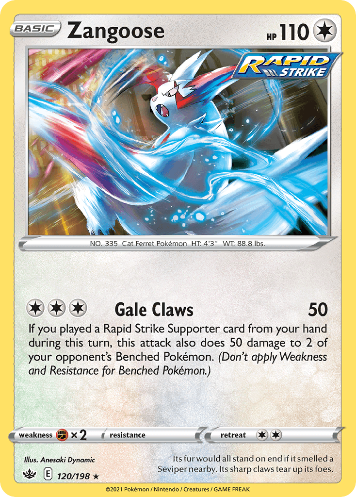 Zangoose Chilling Reign