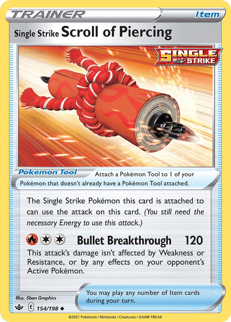 Single Strike Scroll of Piercing Chilling Reign