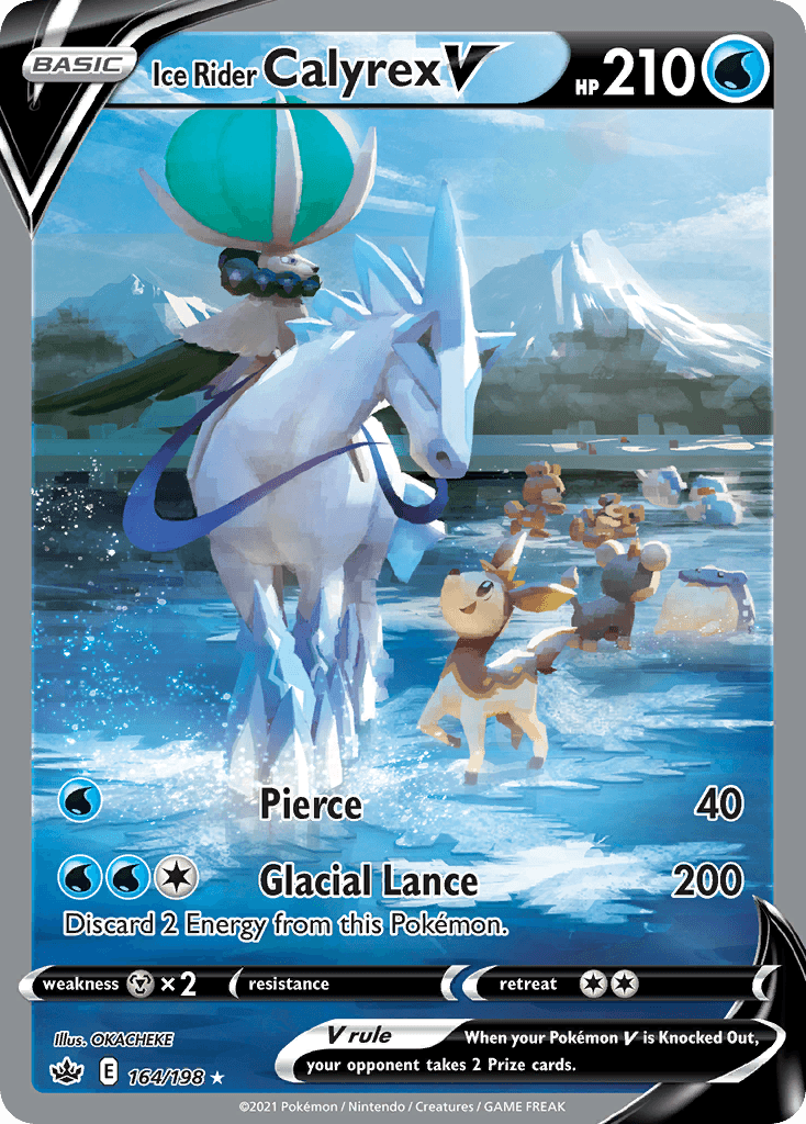 Ice Rider Calyrex V Chilling Reign