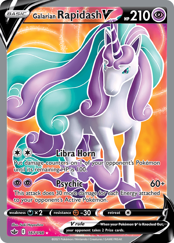 Galarian Rapidash V Chilling Reign