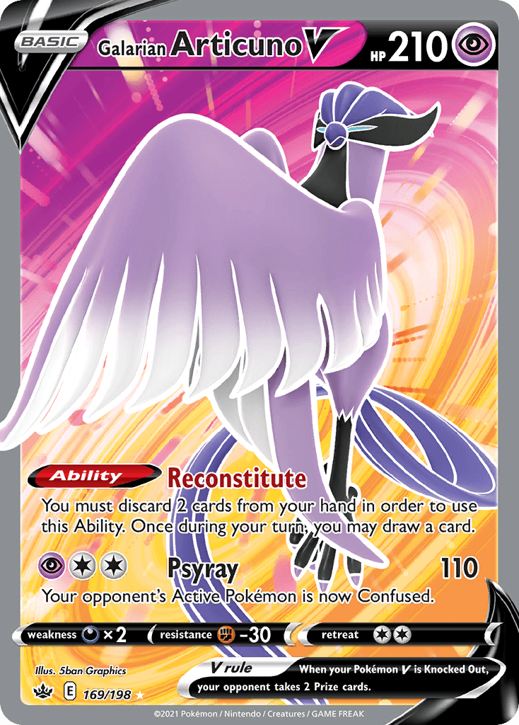 Galarian Articuno V Chilling Reign