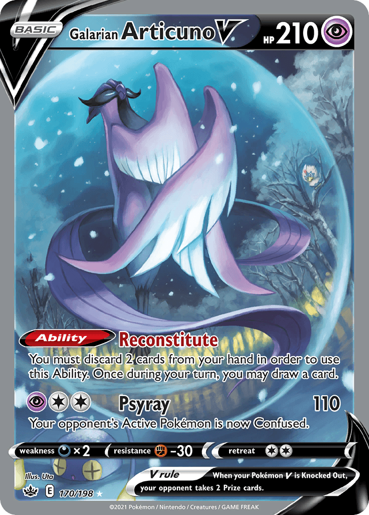 Galarian Articuno V Chilling Reign