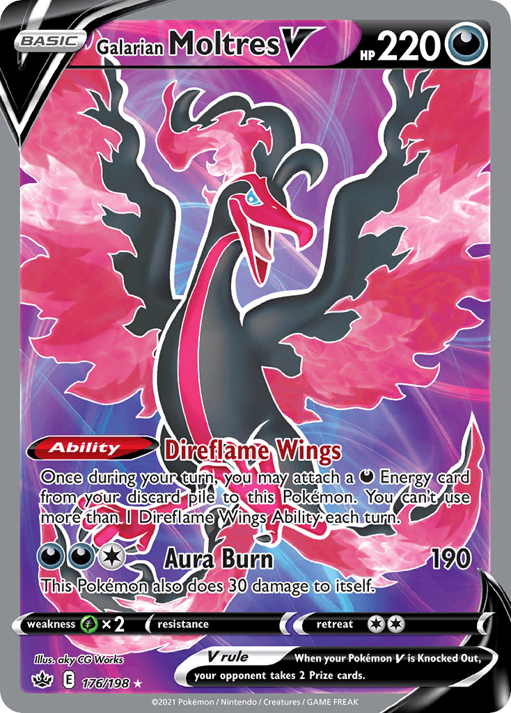 Galarian Moltres V Chilling Reign