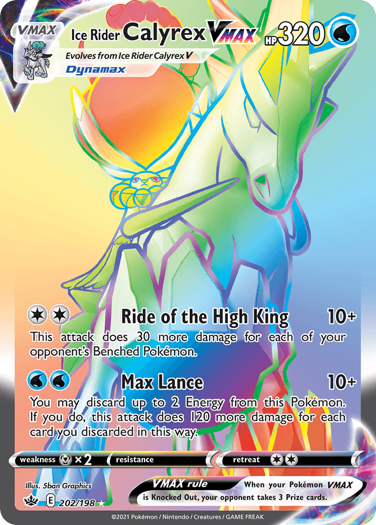 Ice Rider Calyrex VMAX Chilling Reign