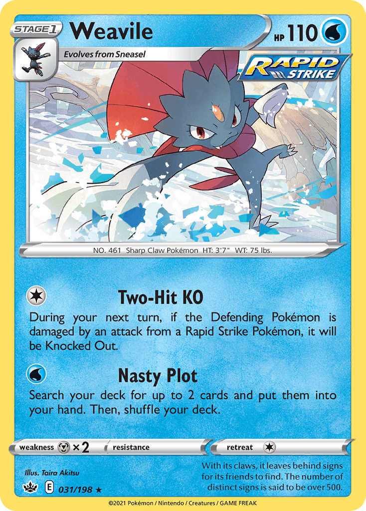 Weavile Chilling Reign