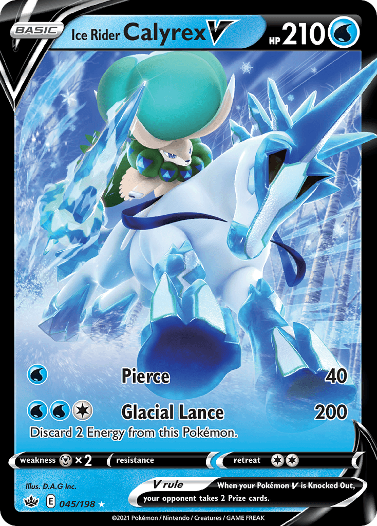 Ice Rider Calyrex V Chilling Reign