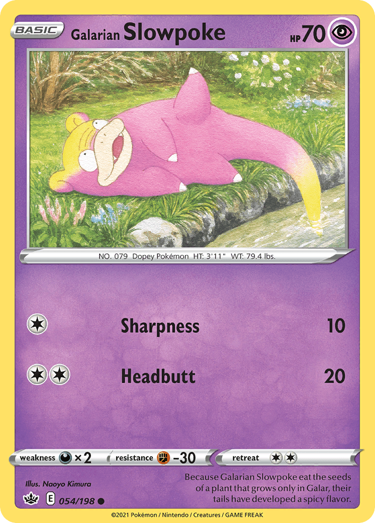 Galarian Slowpoke Chilling Reign