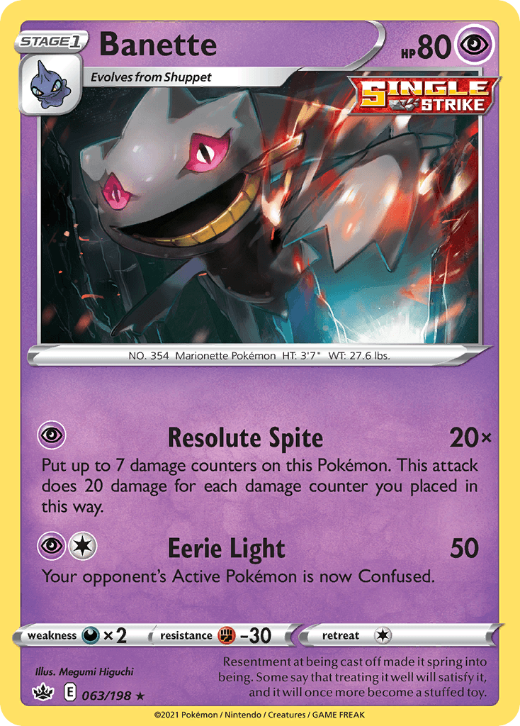 Banette Chilling Reign