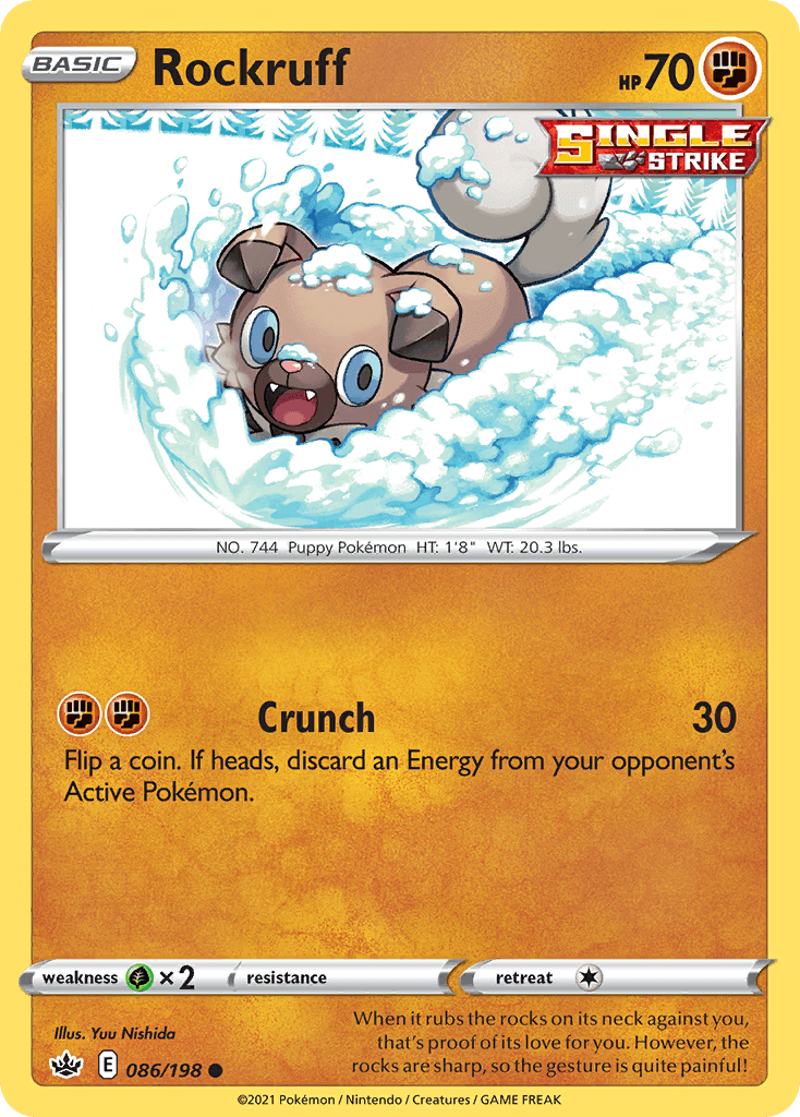 Rockruff Chilling Reign